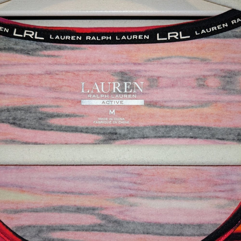 Lauren Ralph Lauren LRL Active T Shirt Womens Size Medium - Picture 5 of 9